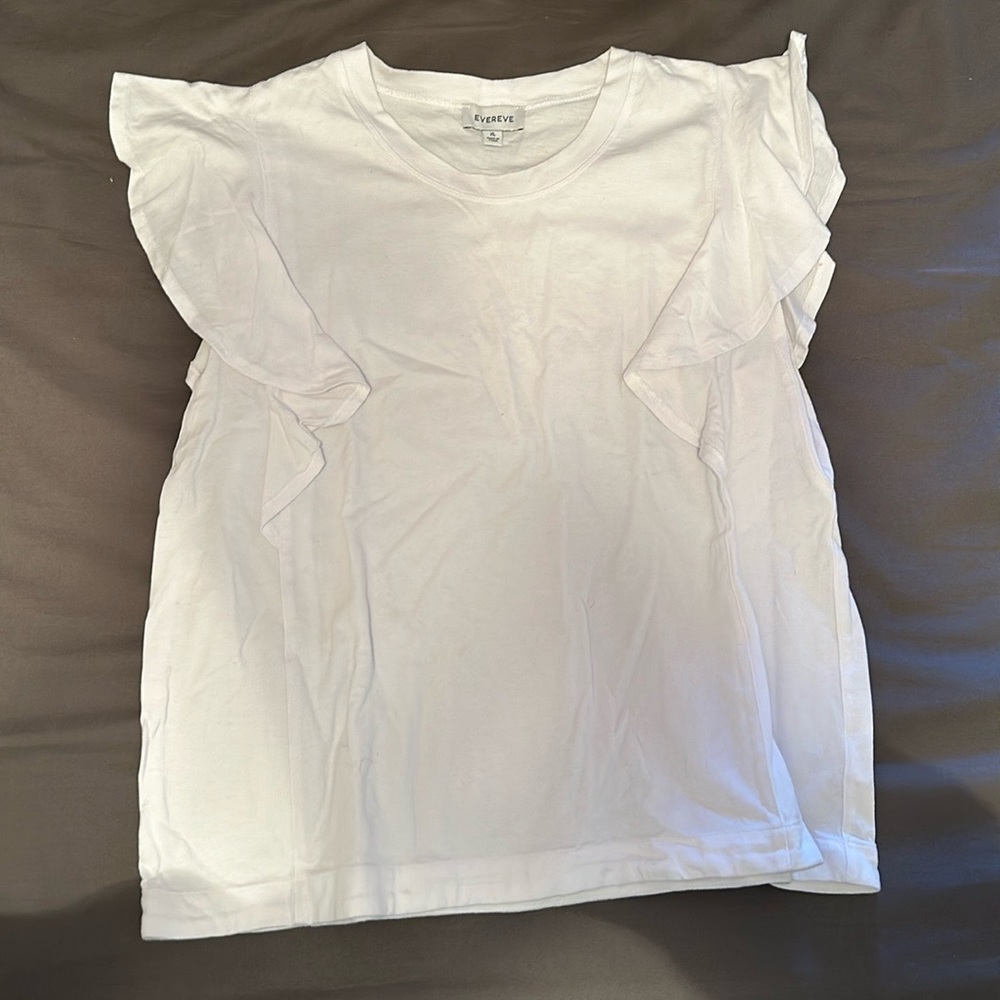 Evereve Ruffled Short Sleeve